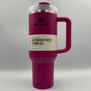 Stanley Quencher H2.0 40oz FlowState Quencher Tumbler Fuchsia New Authentic
